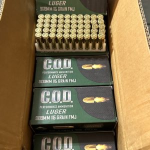 best quality 9mm Luger 115 Grain FMJ turkish ammo