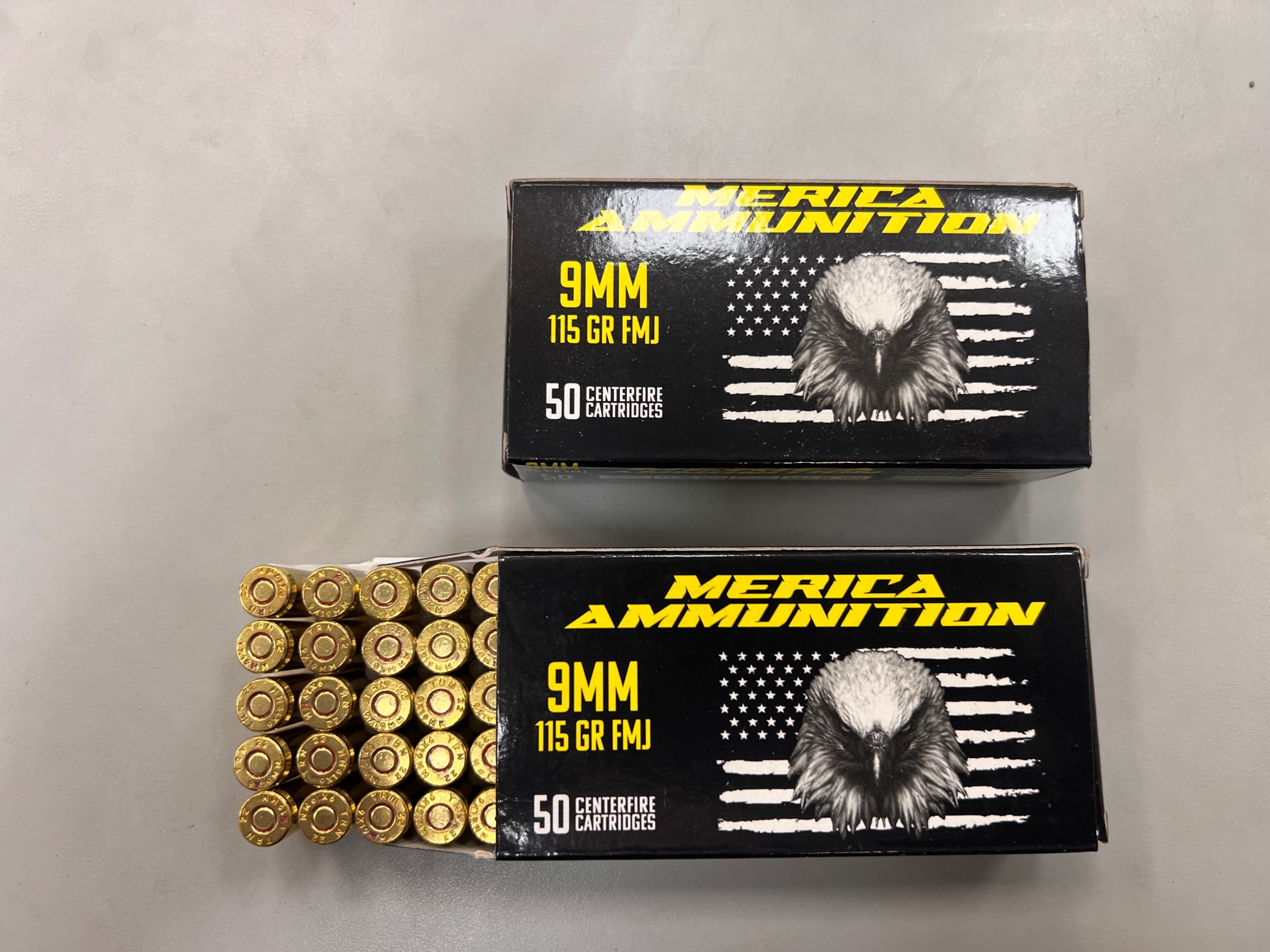 1000 Round Factory Case - 9mm 115 Grain FMJ New Brass MIL-SPEC Turkish  MERICA Boxer Primed Factory Ammo + FREE SHIPPING! - LIMITLS LLC  () - FFL Dealer and online guns and ammo store